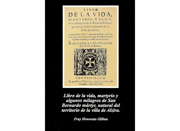 Libro De La Vida Martyrio Y Algunos Milagros De S Bernardo Santos