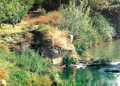 Restos del antiguo puente Cabañes