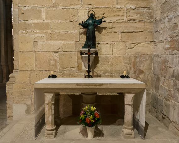 Altar a San Bernardo en el Monasterio de Poblet 02/09/2017