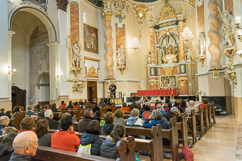 A l'església de Santa Caterina