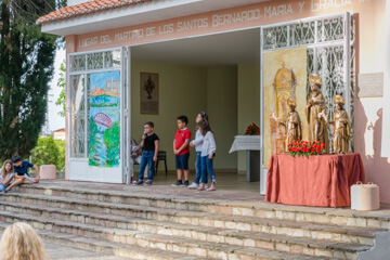 Un moment de la representació teatral