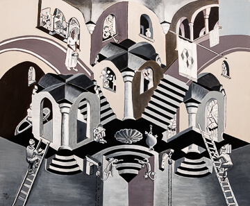 obra «Homenaje M.C.Escher»