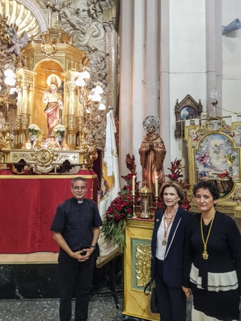 La presidenta Consuelo Peris i l'alcaldessa d'Onda Carmina Ballester