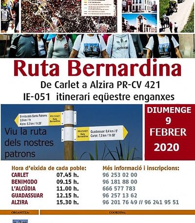 cartel Ruta Bernardina 2020