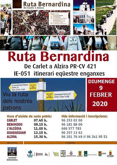 cartel Ruta Bernardina 2020