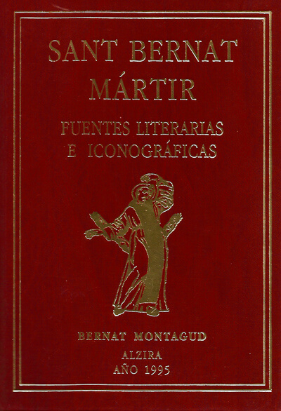 Portada del llibre «Sant Bernat Mártir. Fuentes literarias e iconográficas»