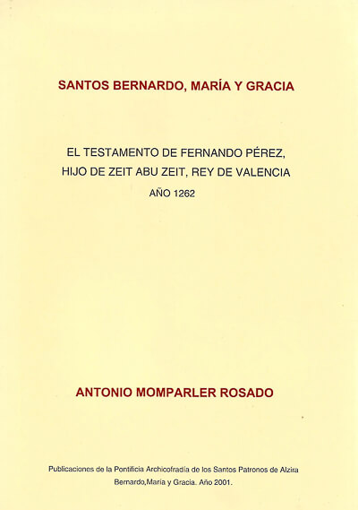 Portada del llibre «El Testamento de Fernando Perez«